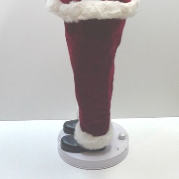 Vintage Life Size Animated Santa Door Greeter Five Feet Tall - Picture 5 of 6